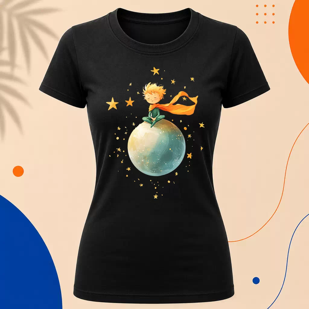 Dámské tričko - Na vrcholu světa - Malý princ - Le petit prince